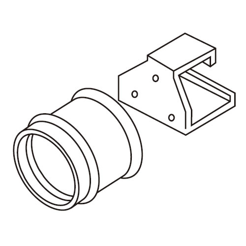 [UOP-TAR100] リンナイ ガス給湯器部材 アルコーブ扉内アダプタ RUJ-Vシリーズ 【オプションのみの購入..