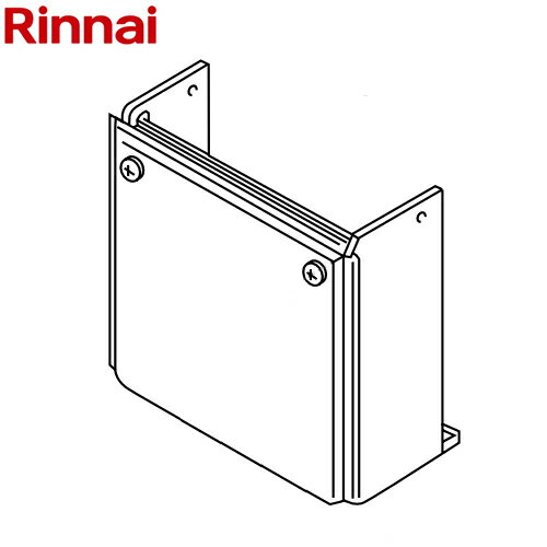 [WOP-8101(K)UW] 配管カバー リンナイ ガス給湯器部材 品名コード：24-5713 適用型式：RUF-EシリーズのFF方式・屋内壁掛型、RUF-Aシリーズの屋外壁掛・PS設置型 ユーロホワイト 【送料無料】