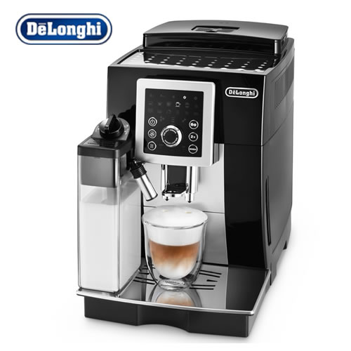 [ECAM23260-SB] デロンギ コーヒーメーカー マグニフィカS カプチーノ スマート コンパクト全自動エスプレッソマシン 水タンク容量：1.8L ブラック×シルバー [ECAM23260SB]※製造国はお選び頂けません。
