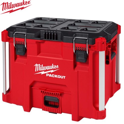 [48-22-8429] PACKOUT ミルウォーキー 工具箱・ツールバッグ ツールボックス XLサイズ 耐荷重：45.3kg 耐衝撃性ポリマー製 ツールボックス 【送料無料】 【メーカー保証のみ】