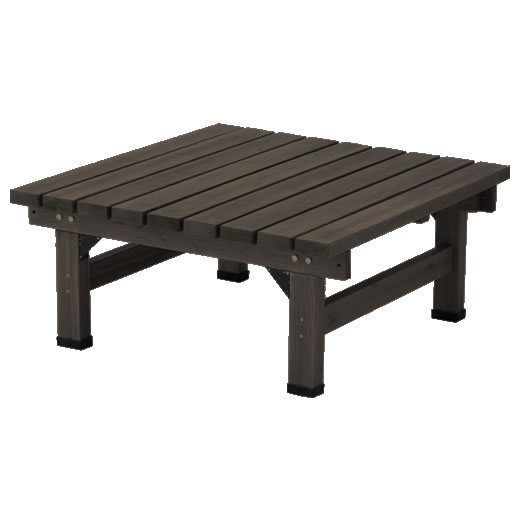 【訳ありアウトレット品 50%OFF】 デッキ縁台 90×90 ダークブラウン 天然木製 ガーデンベンチ ウッドデッキベンチ 縁台 木製 diy キット おしゃれ 屋外 庭 ウッドデッキ ガーデンベンチ 縁側 濡れ縁 屋外家具 アウトドアリビング ベランダ【カタログ通販終了品】のサムネイル