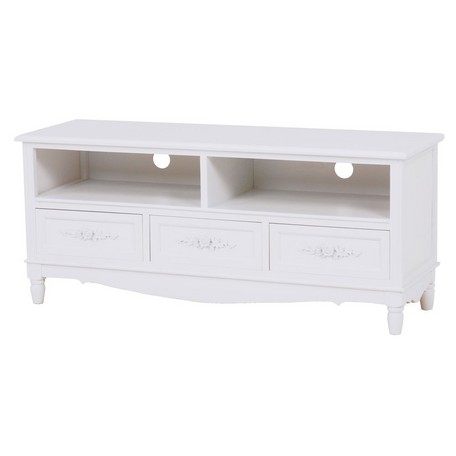 【WOOD PRODUCTS(ウッド プロダクツ) 】 テレビ台 幅105cm 木製家具 ホワイト 完成品 TVボード テレビ..