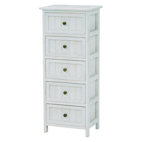 チェスト MCH-5375AW ホワイト チェスト 白 タンス 白色 たんす 引き出し ひきだし 送料無料