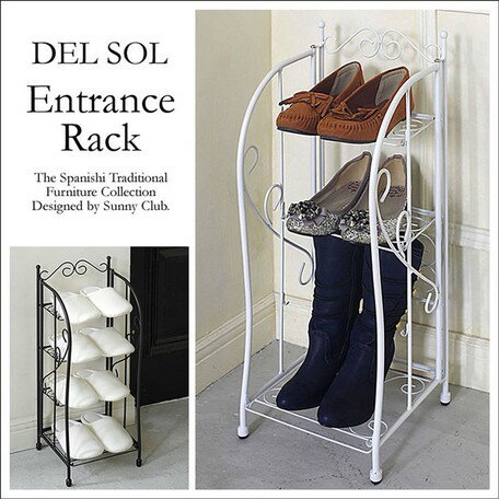 乐天商城 - Del Sol 玄関ラック DS-SR270S スリッパラック シューズラック 下駄箱 スリッパ置き 靴箱 玄関収納