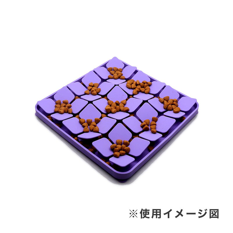 【ROOP】 スナフマット リーフ 犬猫兼用 早食い防止 食器 シリコン ゴム ペット用品 犬グッズ スマイヌ