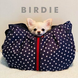 【BIRDIE】スターデニムカンガルーキャリー｜スマイヌ/犬用グッズ