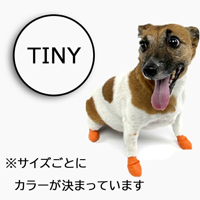 PAWZ Disposable Rubber Dog Boots (ドッグブーツ) TINYサイズ（ライトグリーン） ...