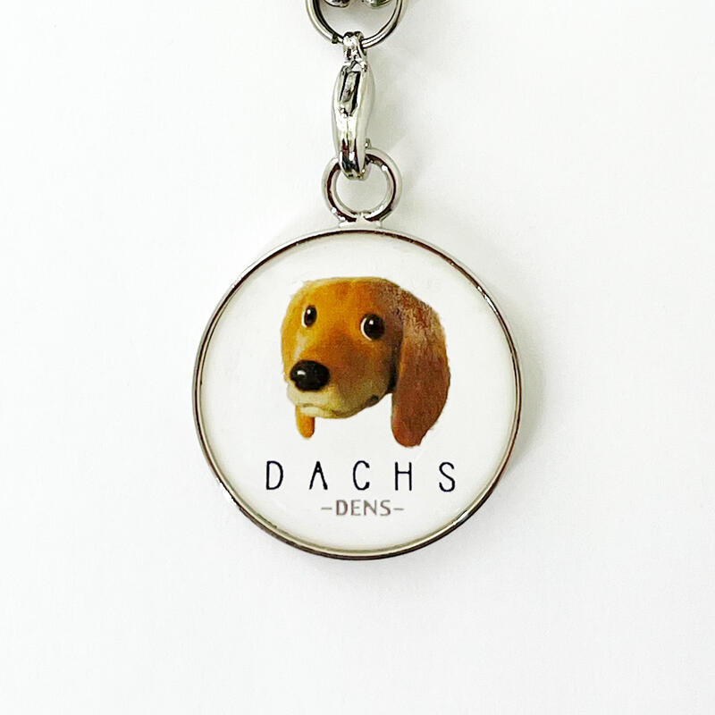 【DENS CRAFT】 ストラップ ダックスフンド デンズクラフト ハンドメイド 雑貨 日本製 スマイヌ ペット 犬 グッズ 1