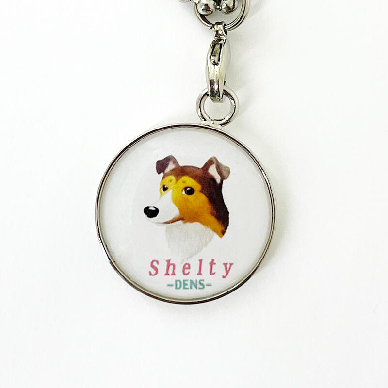  ストラップ シェルティ デンズクラフト ハンドメイド 雑貨 日本製 スマイヌ ペット 犬 グッズ