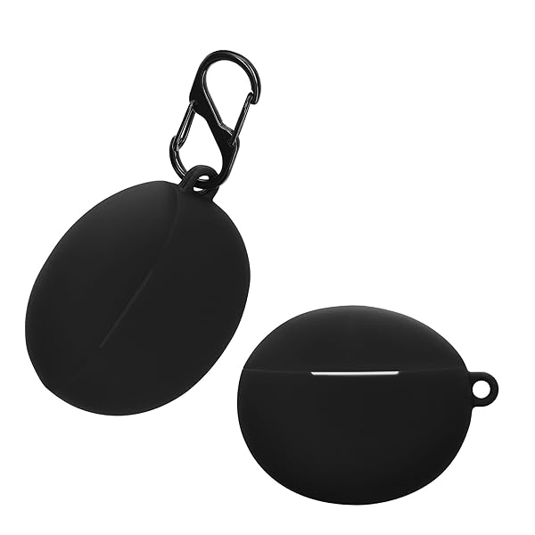 kwmobile イヤホンケース Xiaomi Redmi Buds 4 Active対応 ケース - ワイヤレスイヤホン シリコン 落下防止 黒色
