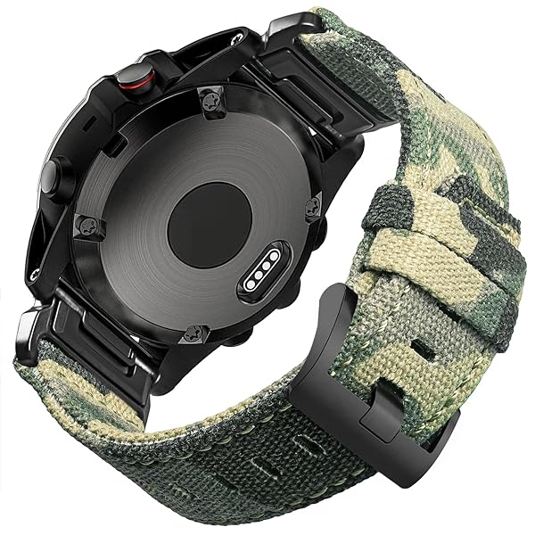 [torbollo] ガーミンキャンバスバンド 22MM Garmin Fenix 7 Solar/7 Pro/7 Sapphire Solar，EPIX 2，Fenix 5/5 Plus，Forerunner 955，Descent G1，Feni