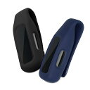 kwmobile 対応: Fitbit Inspire 3 / Inspire 2 / Ace 3 2x クリップホルダー - シリコン フィットネストラッカー クリップ(2)