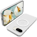 Google Pixel 9a ケース MagSafe対応 半透明 マグネット搭載 マグセーフ対応 ピクセル 9a スマホケース ワイヤレス充電対応 耐衝撃 薄型 軽量 黄ばみなし ストラップホール付き おしゃれ 人気 PC+TPU 手触り良い 着脱