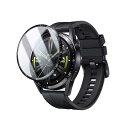 【2枚セット】For HUAWEI WATCH GT3 46mm フィルム ファーウェイ WATCH GT3 46mm 液晶保護フィルム 【ELMK】PMMA+PC製素材・3D・高透過率・耐衝撃・防塵・飛散防止・指紋防止・画面鮮やか高精細・貼り付け簡