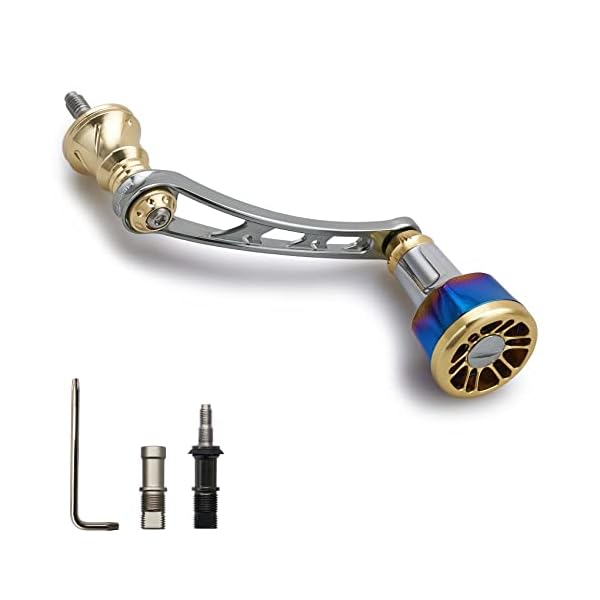 HEIGHTEN 56mm リール ハンドル シマノ(SHIMANO) ダイワ(DAIWA) 通用 スピニングリール 用 Arch Engine..