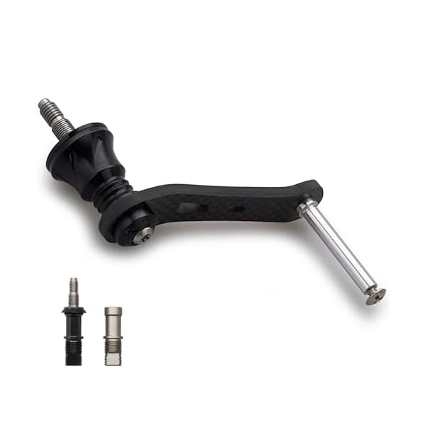 HEIGHTEN 42mm リール ハンドル（ノブ無し） 1.5K カーボン製 シマノ ダイワ スピニングリール 通用【..