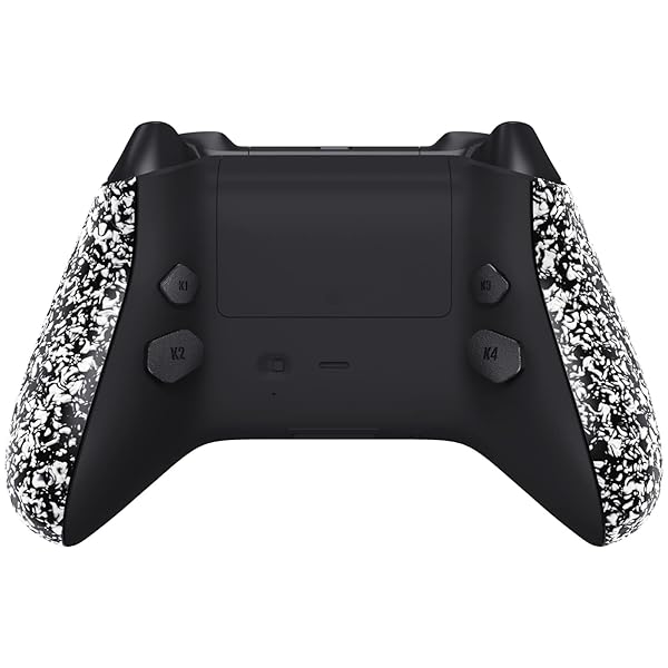 eXtremeRate XboxシリーズX/Sコントローラーに対応用プログラム可能なリマップキット、Xboxコアコントローラー(Model 1914)用アップグレードボード＆再設計されたバックシェル＆サイドレール＆背面ボタン【テクスチャードホワイト】