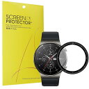 Lamshaw for HUAWEI Watch GT2 Pro フィルム, 専用 3D曲面 全面吸着 PMMA材質+PC材質 耐久性 撥油性 指紋防止 気泡ゼロ 対応 HUAWEI Watch GT2 Pro (3枚入り)
