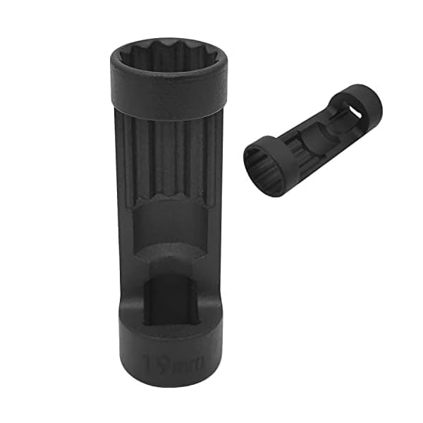 ZKTOOL サスペンションストラットナットソケットセット 19mm 12ポイントソケット 1/2インチドライブイ..