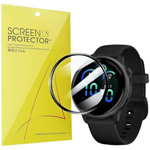 Lamshaw 対応 Garmin vivoactive 6 保護フィルム,【3枚セット】全面保護 フィルム 3D全面保護 フロート高感度タッチ高透過率 防水指紋防止 対応 GARMIN(ガーミン) vivoactive 6 スマートウォッチ (3枚 Lamshaw 対応 Garmin vivoactive 6 保護フィルム,【3枚セット】全面保護 フィルム 3D全面保護 フロート高感度タッチ高透過率 防水指紋防止 対応 GARMIN(ガーミン) vivoactive 6 スマートウォッチ (3枚