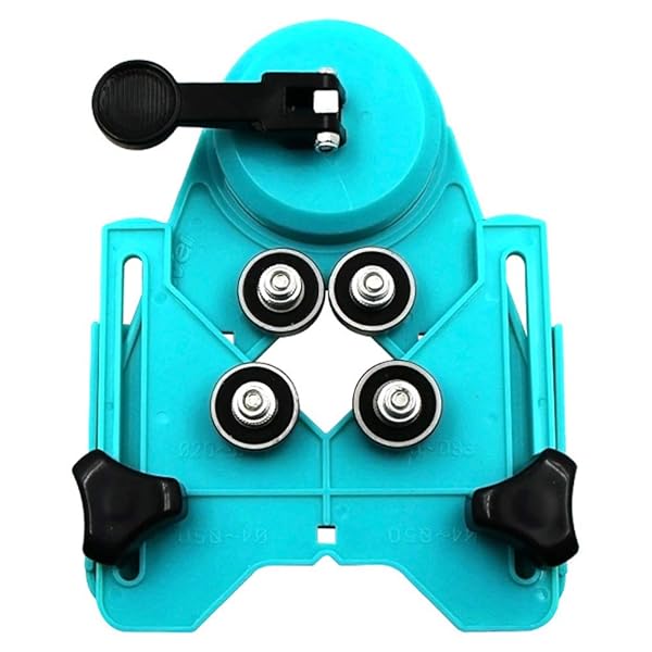 ZLYO ドリルガイド 位置決めガイド 調節可能 4-83mm ガイドプレート ダイヤコア ドリル 大理石 ホール..