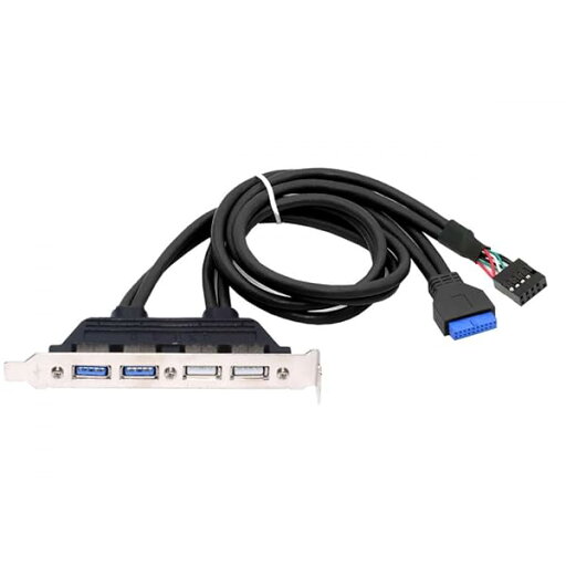 CY ケーブル 内部 4 USB2.0 & USB 3.0 メス マウント パネル マザーボード 9 ピン 19 ピン 20 ピン バッフル ケーブル PCI ブラケット付き 50cm CY ケーブル 内部 4 USB2.0 & USB 3.0 メス マウント パネル マザーボード 9 ピン 19 ピン 20 ピン バッフル ケーブル PCI ブラケット付き 50cm
