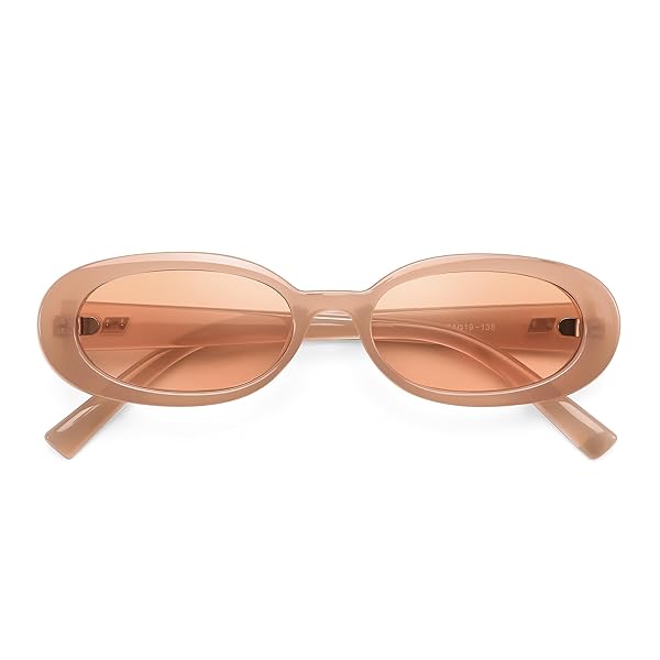 [FEISEDY] サングラス レディース 楕円形 UV400 紫外線カット おしゃれ 運転 釣り 登山 買い物 旅行 小..