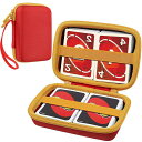 (ケースのみ)ウノ UNO スペシャルルールカード 保護収納ケース レッド ゲームカードを300枚収納可能 ほとんどのゲームカードと互換性があります-Aenll...