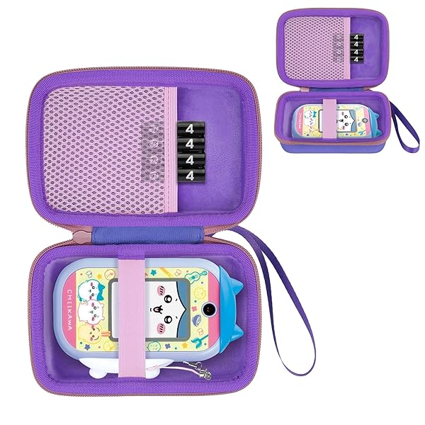 （ケースのみの販売）ちいかわフォン みみアクセ chiikawa phone収納ケース，パープル‐co2CREA