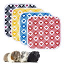 ペットシーツ 洗えるおしっこマット4枚セット(30*30cm) 犬 猫 モルモット うさぎ 小動物用ペットマット 吸水性 速乾性 床に染みず 滑り止め 匂いせず お漏らし はみ出し対策 ペット用トイレシート