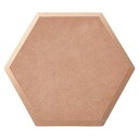 BENECREAT 1点 陶器ツール MDF製 29.8x25.8x1.5cm 陶器ボード 六角形 セラミック粘土乾燥ボード 陶芸道具 粘土道具 陶芸 セラミック作成ツール DIY 手作り 陶芸ボード