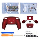 eXtremeRate ps5コントローラーBDM-010&BDM-020に対応用プログラムできる背面パドルプラスティック製ライズリマップキット、ps5コントローラーに対応用アップグレードボードと再設計されたバックケース&背面ボタンアタッチメント‐p