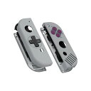eXtremeRate スイッチ ジョイコンに対応用ハンドヘルドコントローラーシェルケース(方向キーバージョン)、パターン柄switch 有機elに対応用ハウジングフルセットボタンが付き【クラシック1989GBDMG-01スタイル】