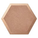 BENECREAT 1点 陶器ツール MDF製 17x19.7x1.5cm 陶器ボード 六角形 セラミック粘土乾燥ボード 陶芸道具 粘土道具 陶芸 セラミック作成ツール DIY 手作り 陶芸ボード