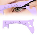 眉毛テンプレート レディース ガイド 眉毛 眉マッピング定規 眉測定アイメイクアップエイド 眉を描くのに簡単 アイブローガイド 明確な眉、リップラインのため 初...