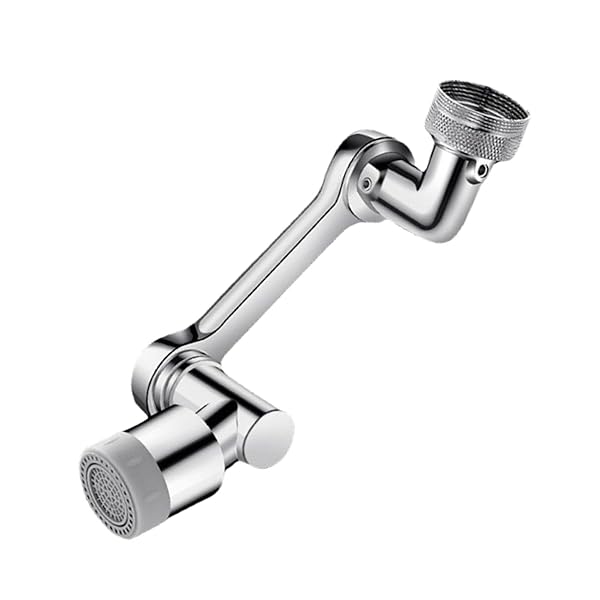 TVETE 1440 °回転式の蛇口シャワーヘッド 2段階モード首振りキッチン蛇口シャワ 取り付け道具付き 伸びる節水蛇口 泡沫器 水漏れの防止 キッチン 洗面所 浴室 トイレにも適用可能 取付簡単