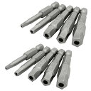 Saipor 10ピース 6.35mm六角軸 ース ドライバービットセット磁気五角形電動ドライバー ビットセット 精密ドリルビット電気工具 (50mm)