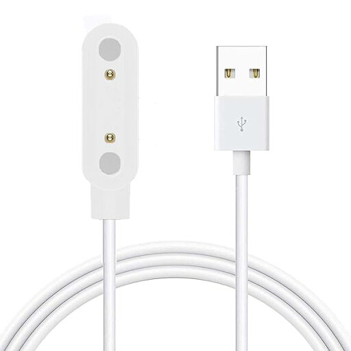 Lamshaw for Nerunsa スマートウォッチ ケーブル, USB 磁気充電ケーブル 磁気吸着 1メートル 対応 Nerunsa Q23 1.69" Watch/Q23 1.69" Watch/AZTTKIA Q29 Watch/Q29 ス Lamshaw for Nerunsa スマートウォッチ ケーブル, USB 磁気充電ケーブル 磁気吸着 1メートル 対応 Nerunsa Q23 1.69" Watch/Q23 1.69" Watch/AZTTKIA Q29 Watch/Q29 ス
