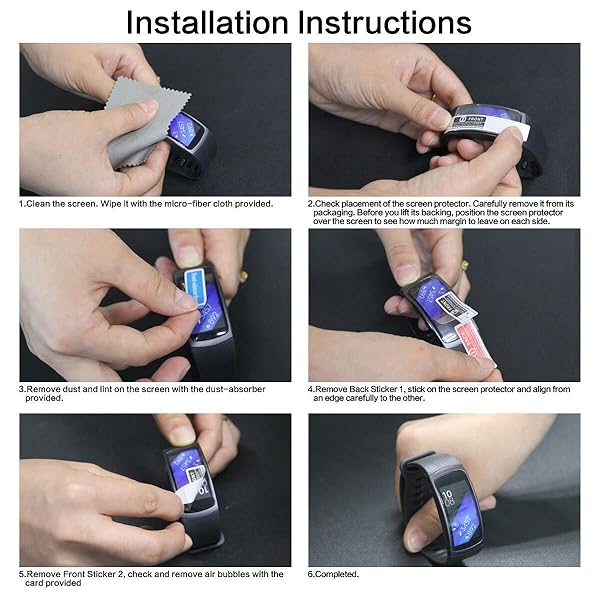 Lamshaw Fossil Charter HR �ݸ�ե����, �վ��ݸ�ե���� �б� Fossil Charter HR/Fossil Hybrid HR Charter ���ޡ��ȥ����å� (6 Pack)