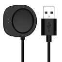 Lamshaw for Amazfit T-Rex 3 スマートウォッチ ケーブル, USB 磁気充電ケーブル 磁気吸着 1メートル 対応 Amazfit T-Rex 3 48mmスマートウォッチ用 (ブラック)
