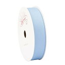 【Zofrud】コットンリボン幅16mm x 9m巻 - ハンドメイド・DIY・手芸・ラッピング・花束・ウェディングに最適 (フレンチブルー)