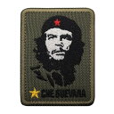 PHOENIX IKKI チェ・ゲバラ Che Guevara 革命家 刺繍 パッチ ワッペン アップリケ ベルクロ対応 マジックテープ 装飾 green