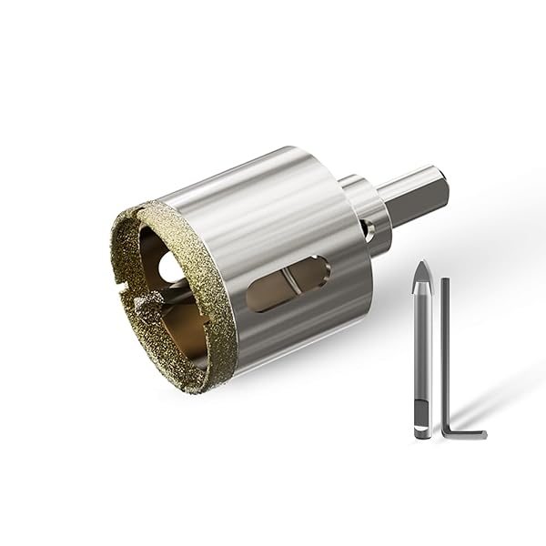 CSOOM ダイヤモンドホールソー センタードリル付き コアビット ドリルビット係る陶器 大理石 穴あけ 超..