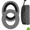 Geekria イヤーパッド Comfort 互換性 パッド コルセア Corsair HS70 PRO, HS60 PRO, HS50 PRO ヘッドホンに対応 パッド イヤー/イヤーカップ (リネン/黒)