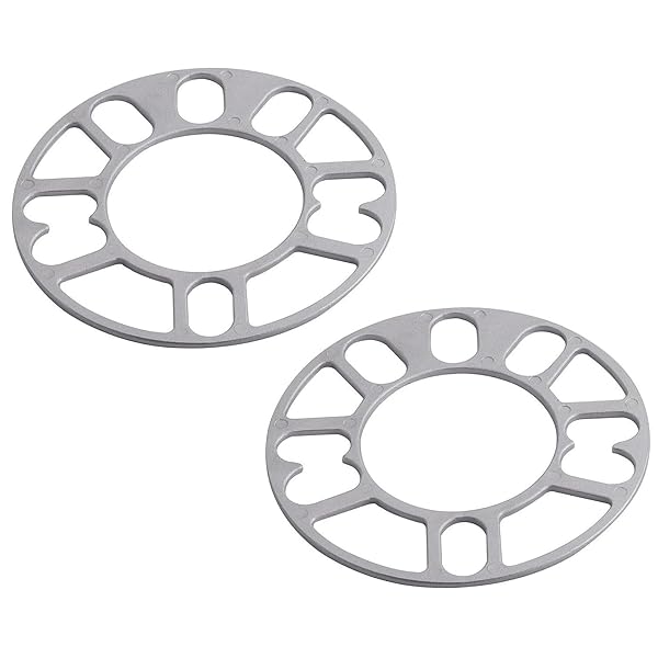 LIANHATA 2枚セット ホイールスペーサー 4穴 5穴兼用 アルミニウム合金 ハブスペーサー トレッド調整 ..