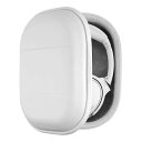 Geekria ケース Shield ヘッドホンケース 互換性 ハードケース 旅行用 ハードシェルケース ボーズ Bose QC Ultra, QC45, QuietComfort 35 II, QC25 に対応 収納ポーチ付き (White)