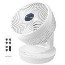 【節電対策に】MYCARBON サーキュレーター DCモーター 扇風機 20畳 パワフル送風 静音 上下左右首振り 8段階風量調節 リモコン付き タイマー機能付き 省エネ タッチパネル 送風機 部屋干し 洗濯 浴室乾燥 空気循環