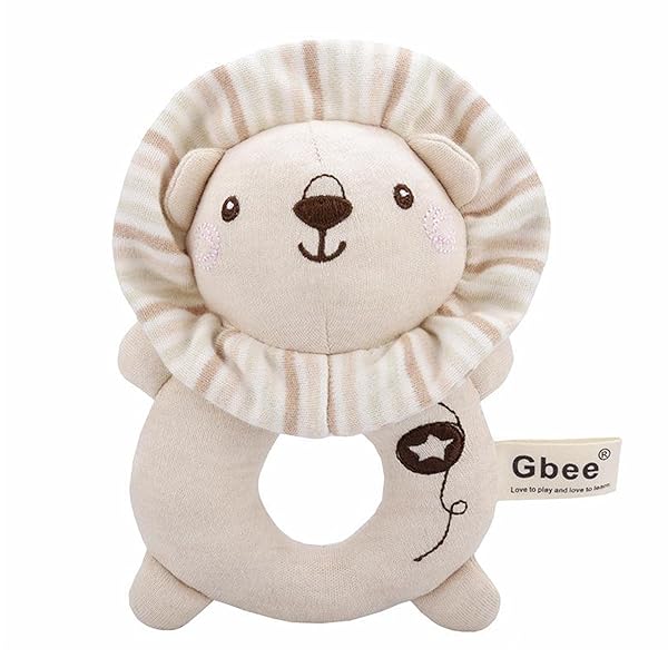 Shinse がらがら ぬいぐるみ 赤ちゃん おもちゃ ラトル りんりんスティック 可愛い 布のおもちゃ 3ヶ月から オーガニックコットン 人気 出産祝い 知育玩具 新生児 子供 ベビー 0 1 2 3歳 乳幼児 女の子 男の子 出産祝い 誕生日 ク