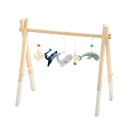 let's make ベビージムセット木製 プレイジム 新生児 0ヶ月〜 早期教育 あんよバタバタ うつ伏せ ねんね期 ハイハイ期 知育玩具 人気 出産祝い ベ...