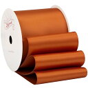【Zofrud】サテンリボン幅63mm x 9m巻 - 手芸、ラッピング、 花束、ウェディングに最適 (コパー)